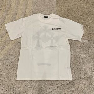 Chrome Hearts Triple Cross Back Patch Stitched Logo White T-Shirt Men’s Large